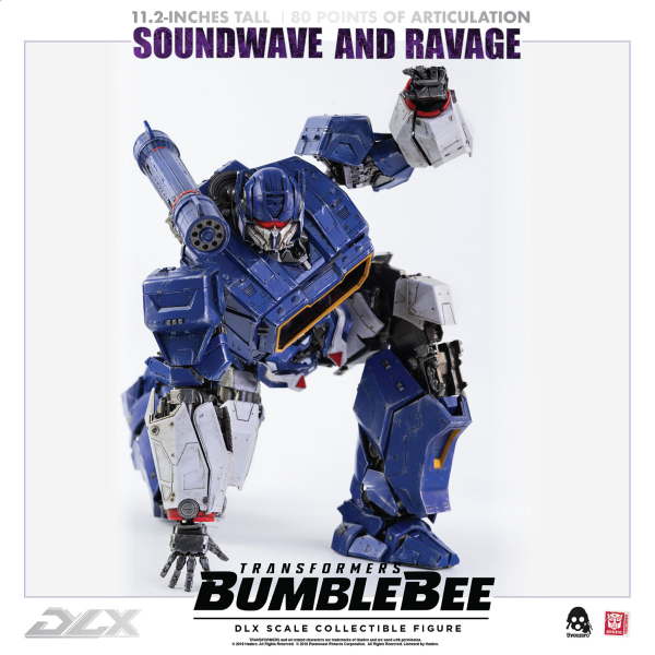 Three Zero Transformers: Bumblebee - DLX Soundwave and Ravage