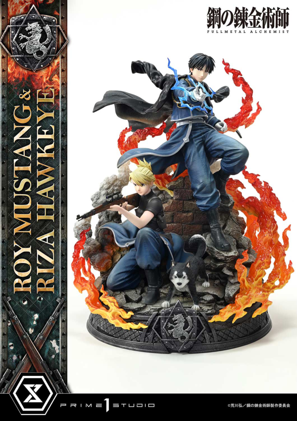 Prime 1 Studio Concept Masterline Fullmetal Alchemist Roy Mustang & Riza Hawkeye DX Bonus Version | 4580708049595