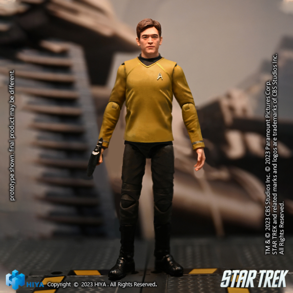 HIYA Toys Exquisite Mini Series 1/18 Scale STAR TREK 2009 Sulu