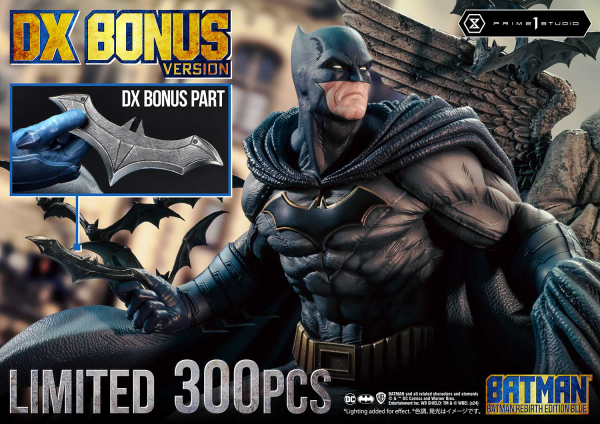 Prime 1 Studio Ultimate Premium Masterline Batman (Comics) Batman Rebirth Edition (Blue) DX Bonus Version | 4580708049830