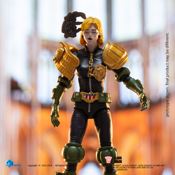 HIYA Toys Exquisite Mini Series JUDGE DREDD Hall of Heroes Judge Anderson