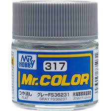 Mr Hobby Mr. Color 317 - Gray FS36231 (Semi-Gloss/Aircraft)