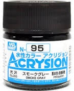 Mr Hobby Acrysion N95 - Smoke Gray (Gloss/Primary)