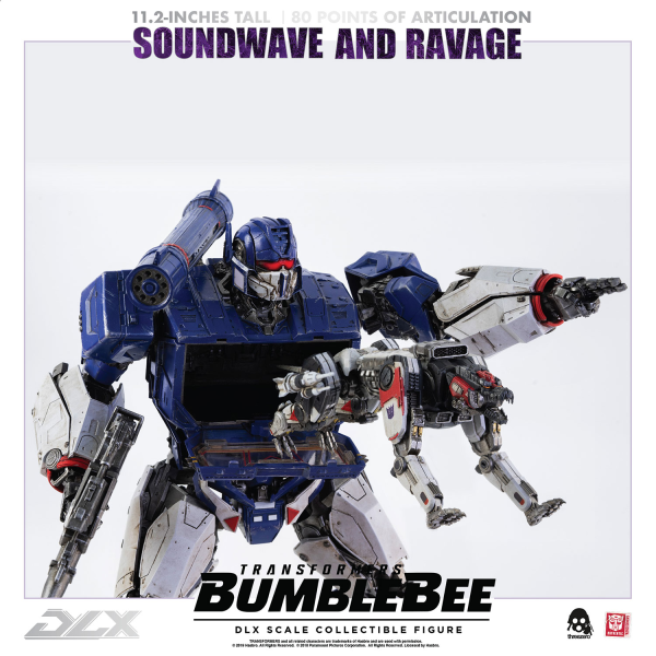 Three Zero Transformers: Bumblebee - DLX Soundwave and Ravage