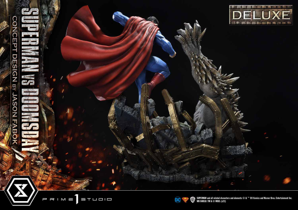 Prime 1 Studio Ultimate Museum Masterline Superman (Comics) Superman VS Doomsday (Concept By Jason Fabok) Deluxe Version(4580708034164)(4580708034164)