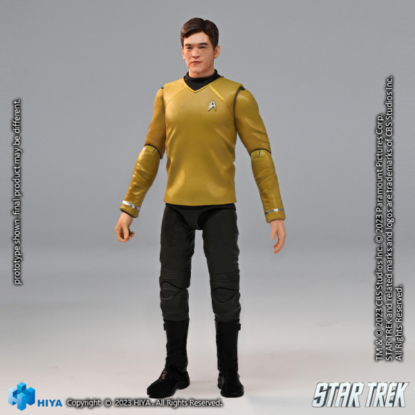 HIYA Toys Exquisite Mini Series 1/18 Scale STAR TREK 2009 Sulu