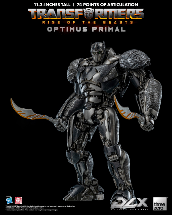 Three Zero Transformers: Rise of the Beasts - DLX Optimus Primal