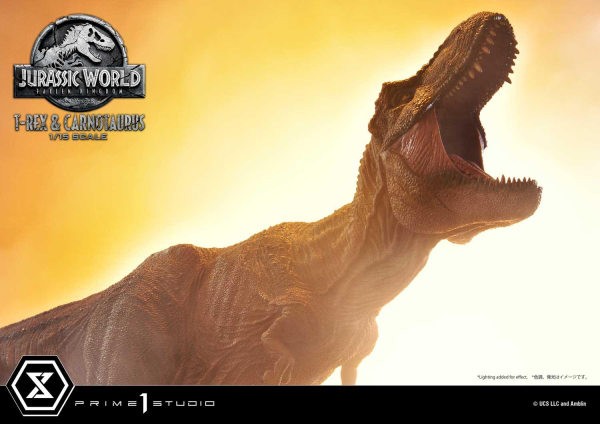 Prime 1 Studio Legacy Museum Collection Jurassic World: Fallen Kingdom (Film) Tyrannosaurus-Rex & Carnotaurus 1/15 scale Deluxe Version | 4580708034874