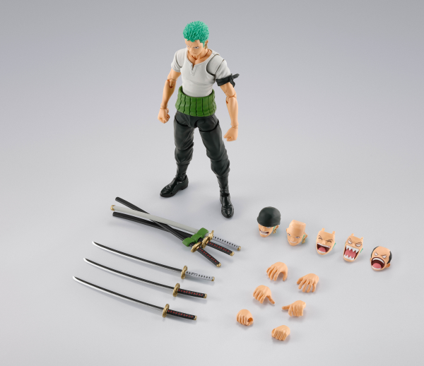 BANDAI Tamashii RORONOA ZORO -ROMANCE DAWN- "ONE PIECE", TAMASHII NATIONS S.H.Figuarts | 4573102666253