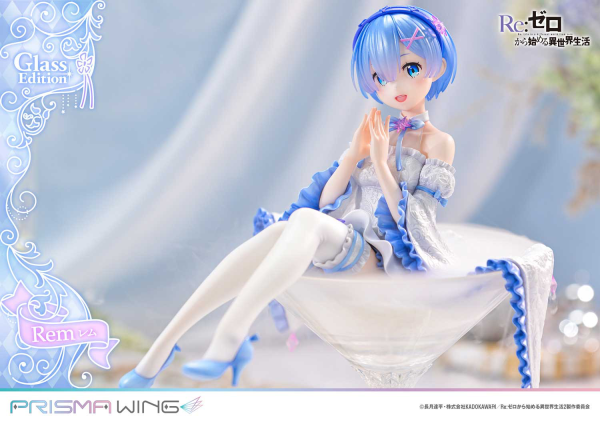 Prime 1 Studio PRISMA WING  Re:ZERO -Starting Life in Another World-  Rem Glass Edition  1/7 Scale Pre-Painted Figure | 4580708049502