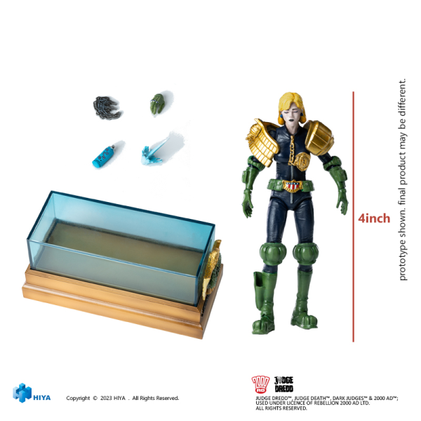 HIYA Toys Exquisite Mini Series JUDGE DREDD Hall of Heroes Judge Anderson