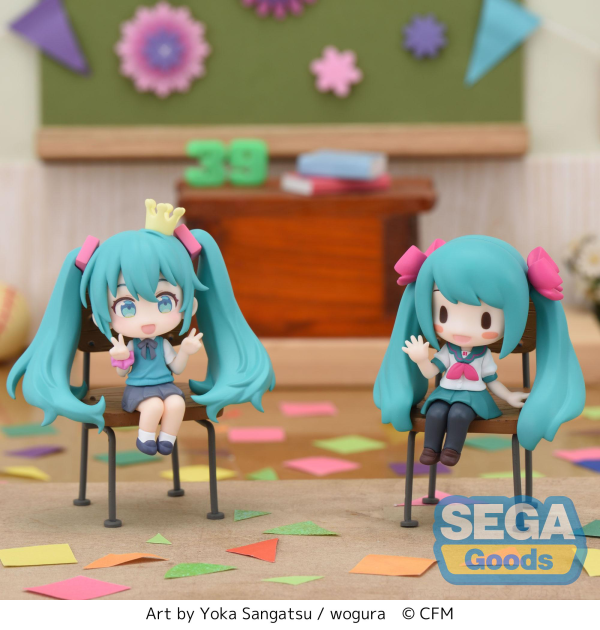 SEGA "Hatsune Miku" Series Perching Mini Figure "Hatsune Miku 16th Anniversary" (EX) (Carton Order Only)