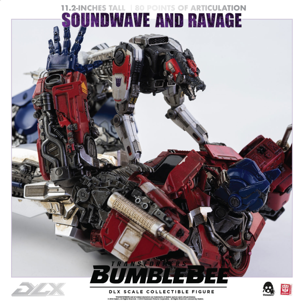 Three Zero Transformers: Bumblebee - DLX Soundwave and Ravage