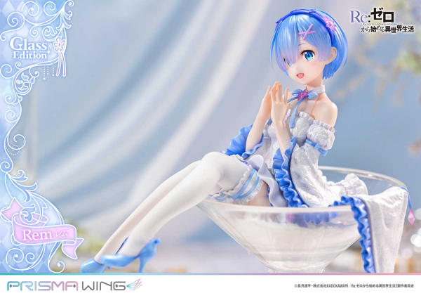 Prime 1 Studio PRISMA WING  Re:ZERO -Starting Life in Another World-  Rem Glass Edition  1/7 Scale Pre-Painted Figure | 4580708049502