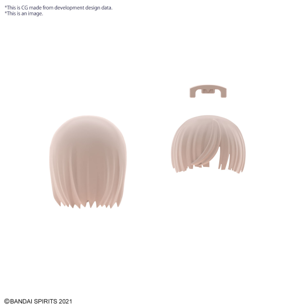 BANDAI Hobby 30MS OPTION HAIR STYLE PARTS Vol.8 ALL 4 TYPES