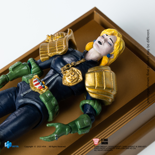 HIYA Toys Exquisite Mini Series JUDGE DREDD Hall of Heroes Judge Anderson