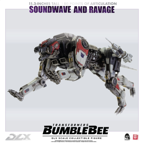 Three Zero Transformers: Bumblebee - DLX Soundwave and Ravage