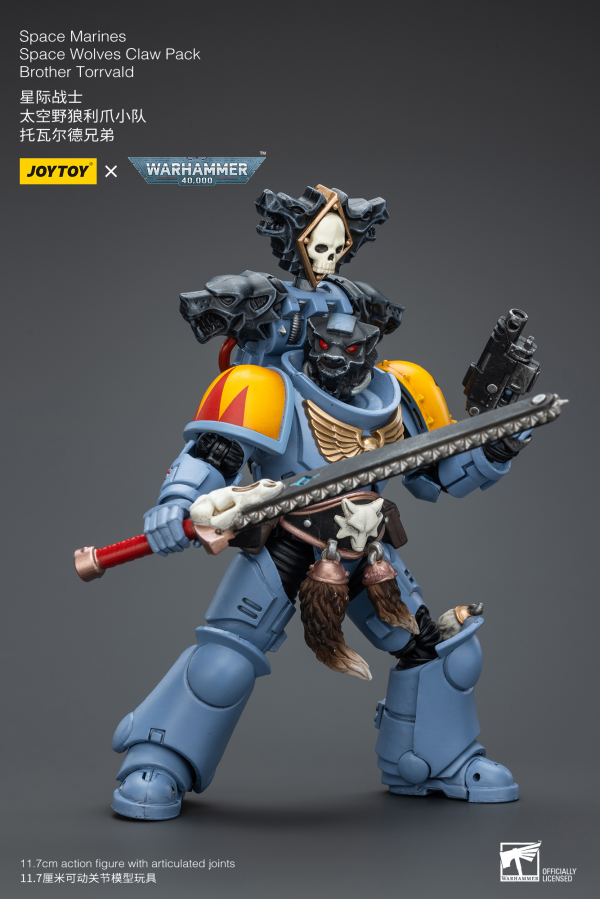 Joy Toy Space Marines Space Wolves Claw Pack Brother Torrvald | 6973130372733