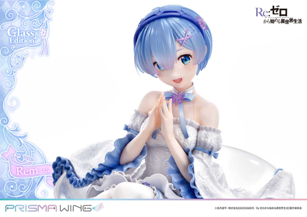 Prime 1 Studio PRISMA WING  Re:ZERO -Starting Life in Another World-  Rem Glass Edition  1/7 Scale Pre-Painted Figure | 4580708049502