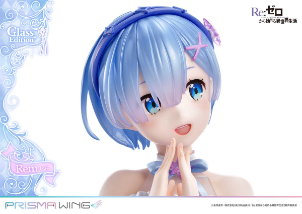 Prime 1 Studio PRISMA WING  Re:ZERO -Starting Life in Another World-  Rem Glass Edition  1/7 Scale Pre-Painted Figure | 4580708049502