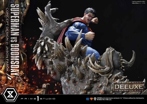 Prime 1 Studio Ultimate Museum Masterline Superman (Comics) Superman VS Doomsday (Concept By Jason Fabok) Deluxe Version(4580708034164)(4580708034164)