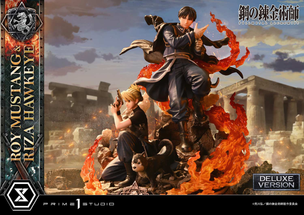 Prime 1 Studio Concept Masterline Fullmetal Alchemist Roy Mustang & Riza Hawkeye DX Bonus Version | 4580708049595