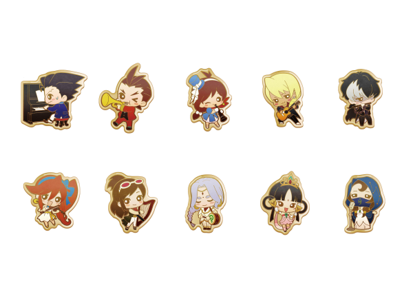 CAPCOM Apollo Justice: Ace Attorney Trilogy Orchestra Pins