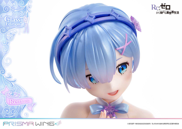 Prime 1 Studio PRISMA WING  Re:ZERO -Starting Life in Another World-  Rem Glass Edition  1/7 Scale Pre-Painted Figure | 4580708049502