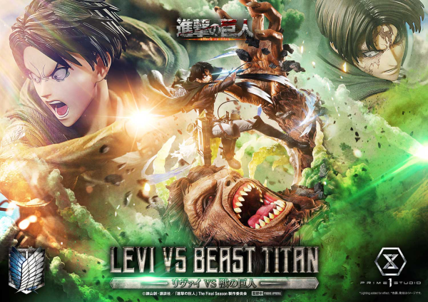 Prime 1 Studio Ultimate Premium Masterline  TV animation Attack On Titan  Levi versus Beast Titan | 4582647120052