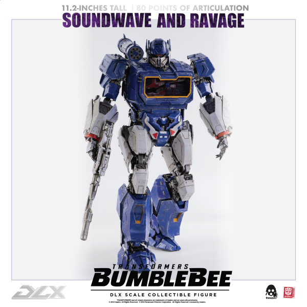 Three Zero Transformers: Bumblebee - DLX Soundwave and Ravage