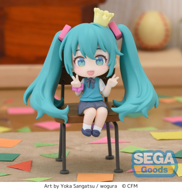 SEGA "Hatsune Miku" Series Perching Mini Figure "Hatsune Miku 16th Anniversary" (EX) (Carton Order Only)