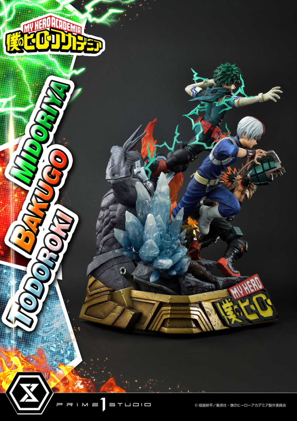 Prime 1 Studio Ultimate Premium Masterline My Hero Academia Midoriya, Bakugo & Todoroki Deluxe Version(4582535945804)(4582535945804)