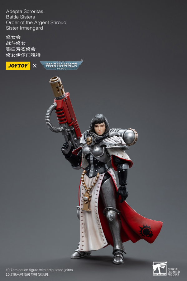 Joy Toy Warhammer 40K-Adepta Sororitas Battle Sisters Order of the Argent Shroud Sister Irmengard