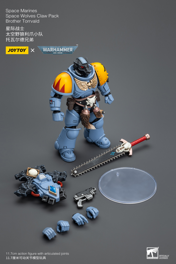 Joy Toy Space Marines Space Wolves Claw Pack Brother Torrvald