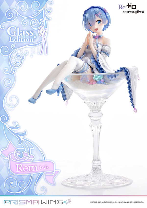 Prime 1 Studio PRISMA WING  Re:ZERO -Starting Life in Another World-  Rem Glass Edition  1/7 Scale Pre-Painted Figure | 4580708049502