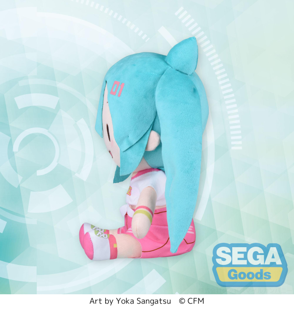 SEGA Fuwapuchi Hatsune Miku Series L Plush Hatsune Miku ~Live Cheering~