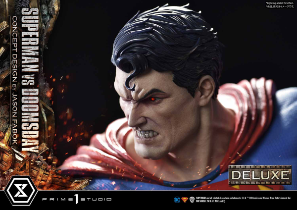 Prime 1 Studio Ultimate Museum Masterline Superman (Comics) Superman VS Doomsday (Concept By Jason Fabok) Deluxe Version(4580708034164)(4580708034164)