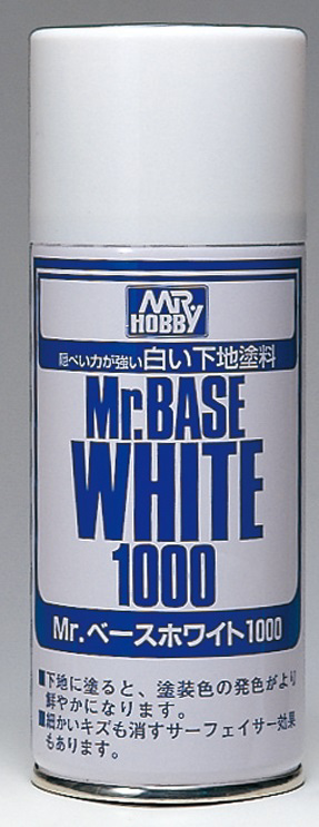 Mr Hobby Mr Base White Spray 1000