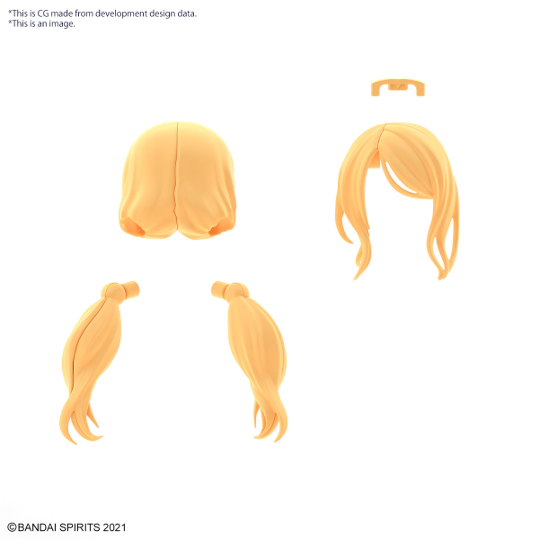 BANDAI Hobby 30MS OPTION HAIR STYLE PARTS Vol.8 ALL 4 TYPES