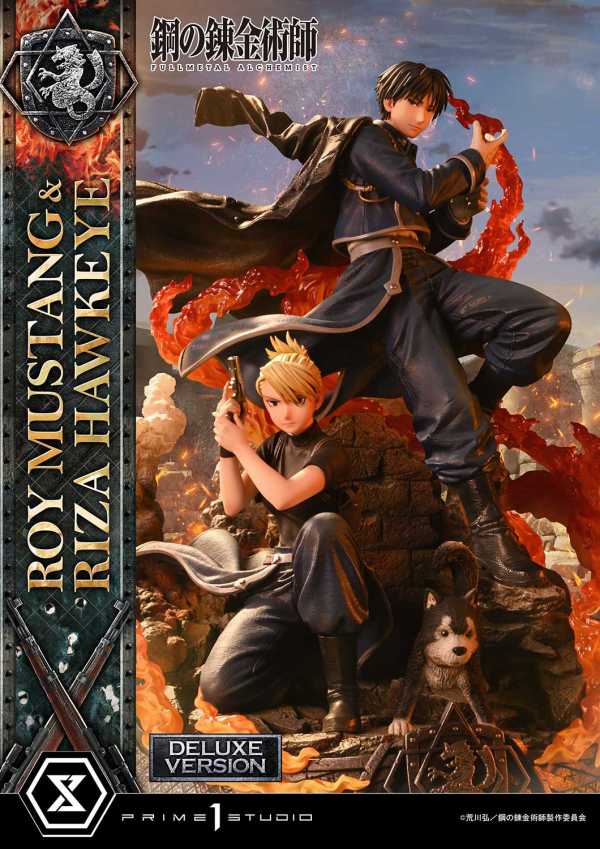 Prime 1 Studio Concept Masterline Fullmetal Alchemist Roy Mustang & Riza Hawkeye DX Bonus Version | 4580708049595