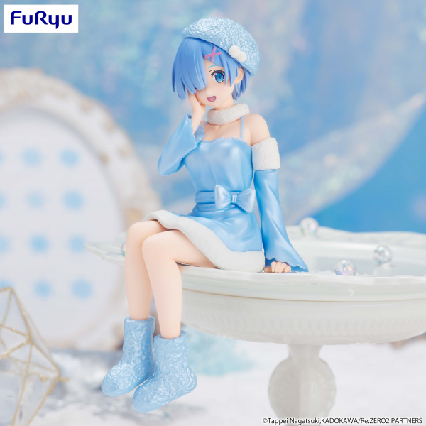 FURYU Corporation Re:ZERO -Starting Life in Another World-　Noodle Stopper Figure -Rem Snow Princess Pearl Color ver.-(4582655071476)(4582655071476)