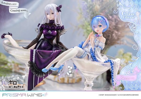 Prime 1 Studio PRISMA WING  Re:ZERO -Starting Life in Another World-  Rem Glass Edition  1/7 Scale Pre-Painted Figure | 4580708049502