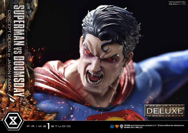 Prime 1 Studio Ultimate Museum Masterline Superman (Comics) Superman VS Doomsday (Concept By Jason Fabok) Deluxe Version(4580708034164)(4580708034164)