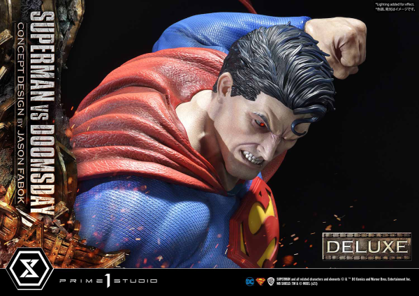 Prime 1 Studio Ultimate Museum Masterline Superman (Comics) Superman VS Doomsday (Concept By Jason Fabok) Deluxe Version(4580708034164)(4580708034164)