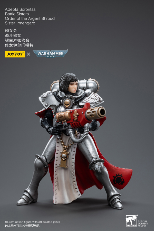 Joy Toy Warhammer 40K-Adepta Sororitas Battle Sisters Order of the Argent Shroud Sister Irmengard