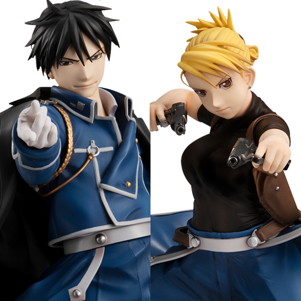 MegaHouse Precious G.E.M. FULLMETAL ALCHEMIST Roy Mustang & Liza Hawkeye(Repeat)(4535123842894)(4535123842894)