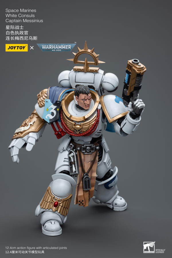 Joy Toy Space Marines White Consuls Captain Messinius