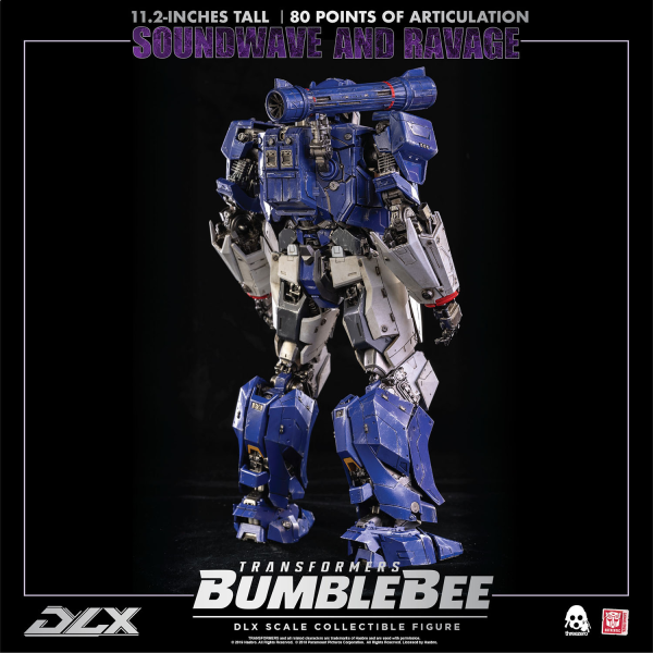 Three Zero Transformers: Bumblebee - DLX Soundwave and Ravage