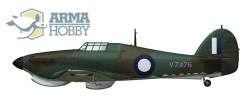 Arma Hobby 1/72 Hurricane Mk I Trop Model Kit