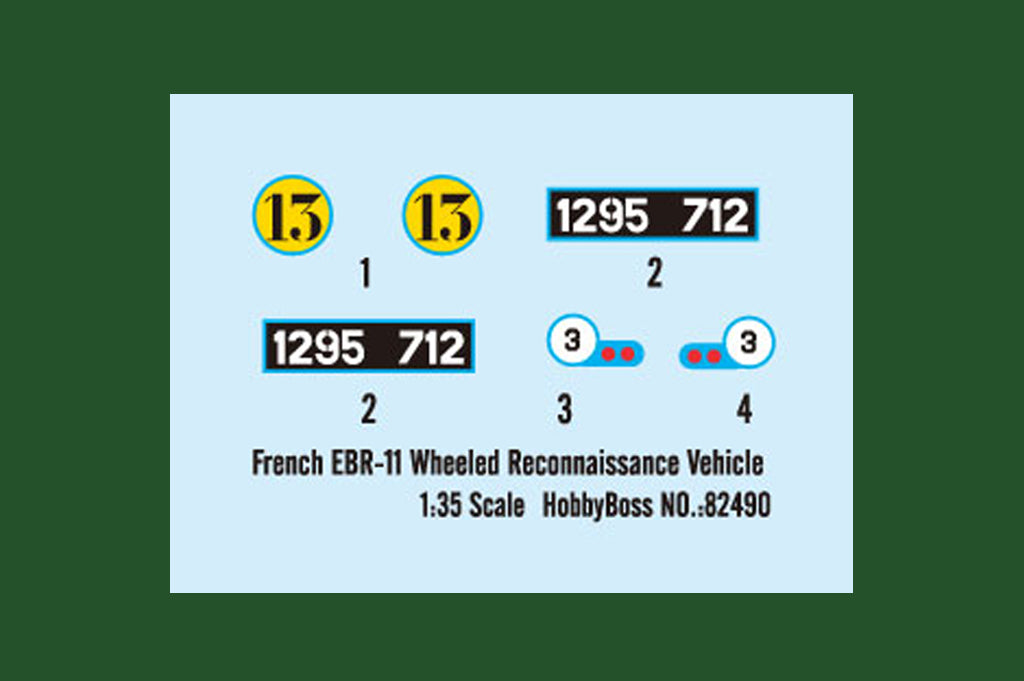 Hobby Boss 1/35 French EBR-11 Wheeled Reconnaissance Vehicle